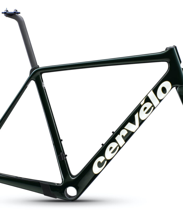 Cervelo R5 Disc Rahmenset 2021 green/gold/white