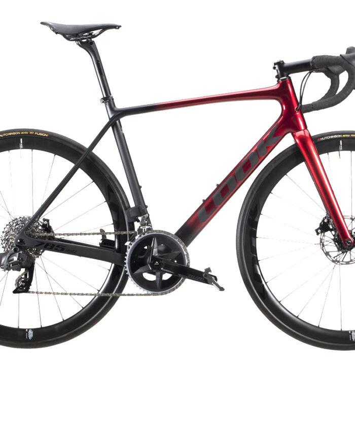 LOOK 785 HUEZ disc-brake Sram Rival AXS 2x12 / R38 Carbon Laufräder (2023) Interference Red Mat Glossy