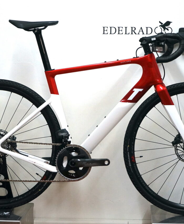 3T Exploro RACE Sram Force AXS 2x12 (2023) - RACE MAX red/white