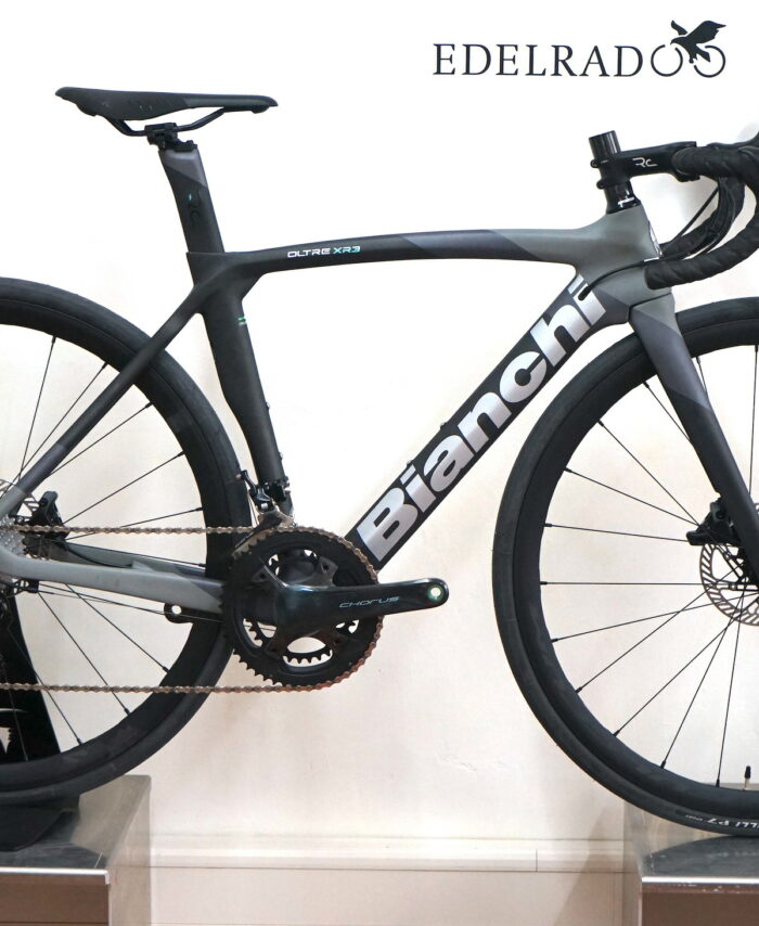 Bianchi OLTRE XR3 Chorus 2x12 (2023) XB - GRAPHITE RACE/GREY SHADE MATT