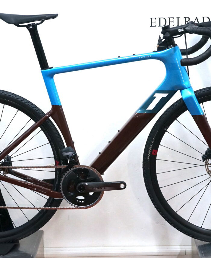 3T Exploro RACE Sram Force AXS 2x12 (2023) - RACE MAX blue/brown