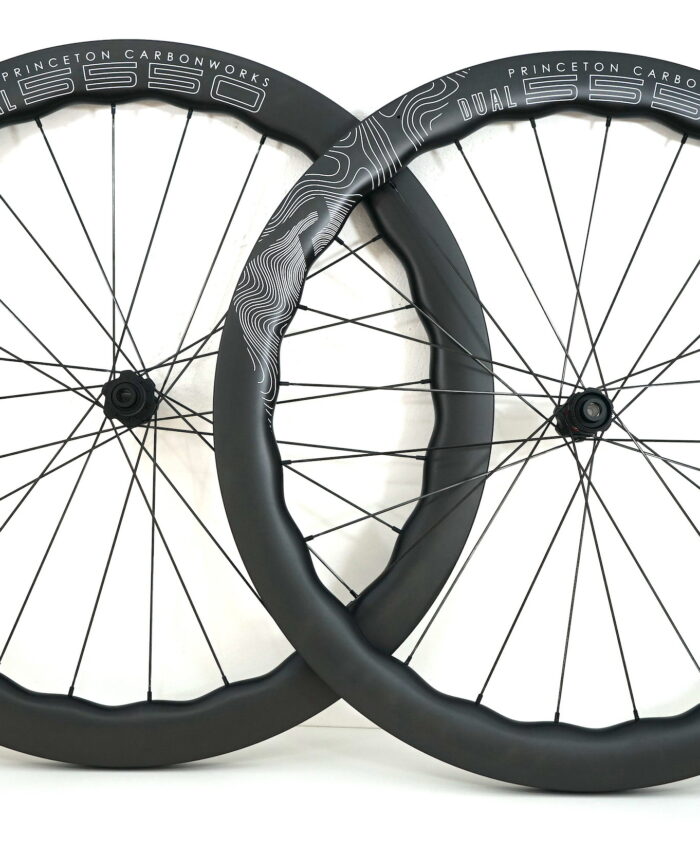 Princeton Carbonworks DUAL 5550 black-white Centerlock Discbrake / Laufradsatz